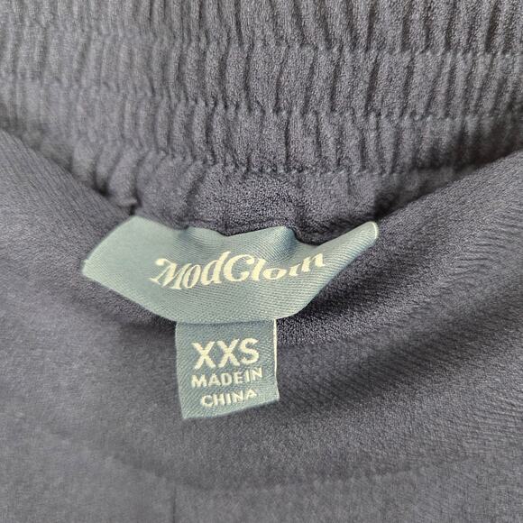 Collectif ModCloth Nautical Sailor Retro High Waisted Wide Leg Stretch SZ XXS - Picture 5 of 10